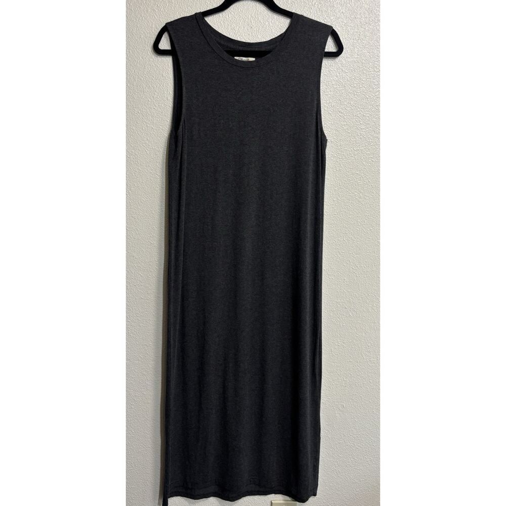 Madewell Gray Maxi Dress Jersey Sleeveless Casual Soft Resort Women’s Size Small